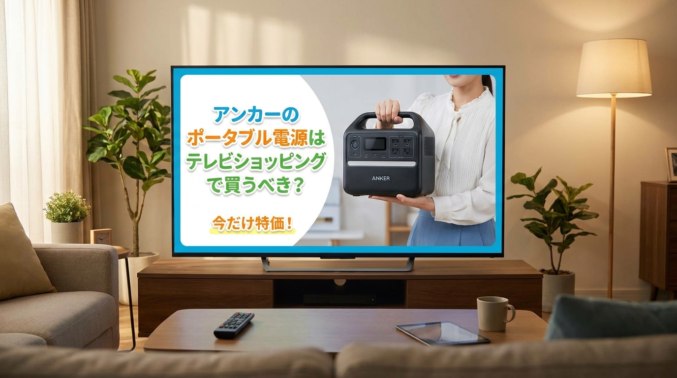 アンカーのポータブル電源はテレビショッピングで買うべき？