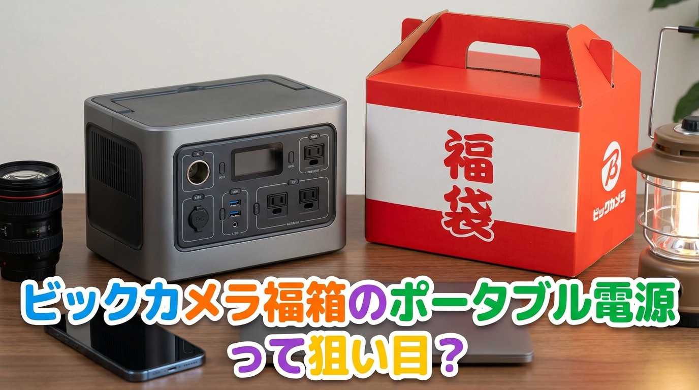 ビックカメラ福箱のポータブル電源って狙い目？