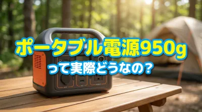 ポータブル電源950gって実際どうなの？