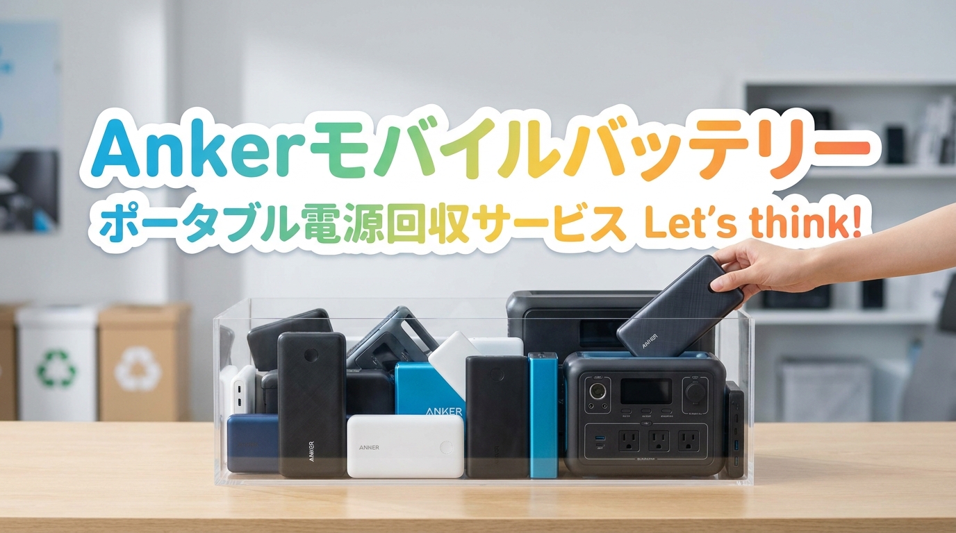 Ankerモバイルバッテリーポータブル電源回収サービスって？