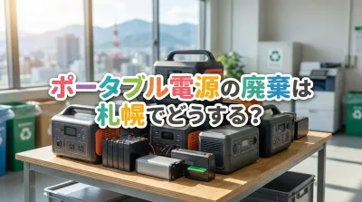 ポータブル電源の廃棄は札幌でどうする？