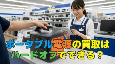 ポータブル電源の買取はハードオフでできる？