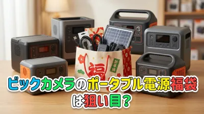 ビックカメラのポータブル電源福袋は狙い目？