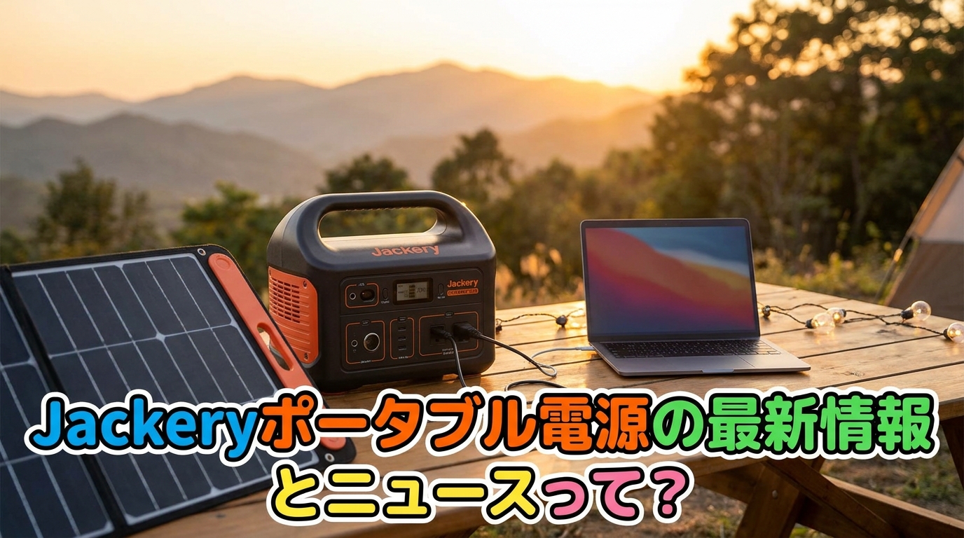 Jackeryポータブル電源の最新情報とニュースって？