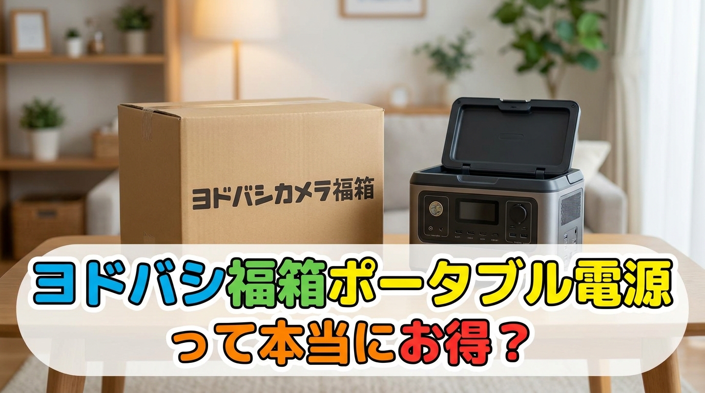 ヨドバシ福箱ポータブル電源って本当にお得？
