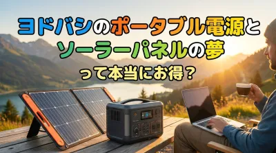 ヨドバシのポータブル電源とソーラーパネルの夢って本当にお得？