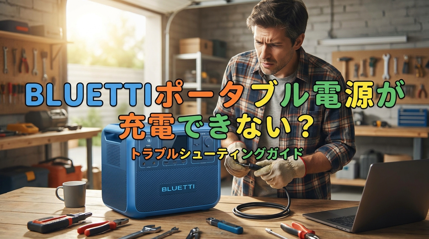 BLUETTIポータブル電源が充電できない?