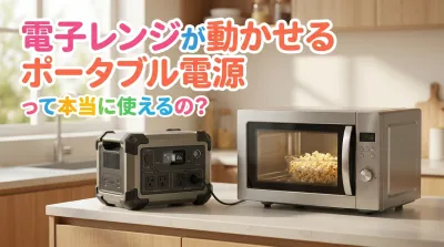 電子レンジが動かせるポータブル電源って本当に使えるの?