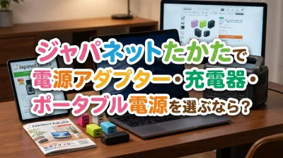 ジャパネットたかたで電源アダプター・充電器・ポータブル電源を選ぶなら？