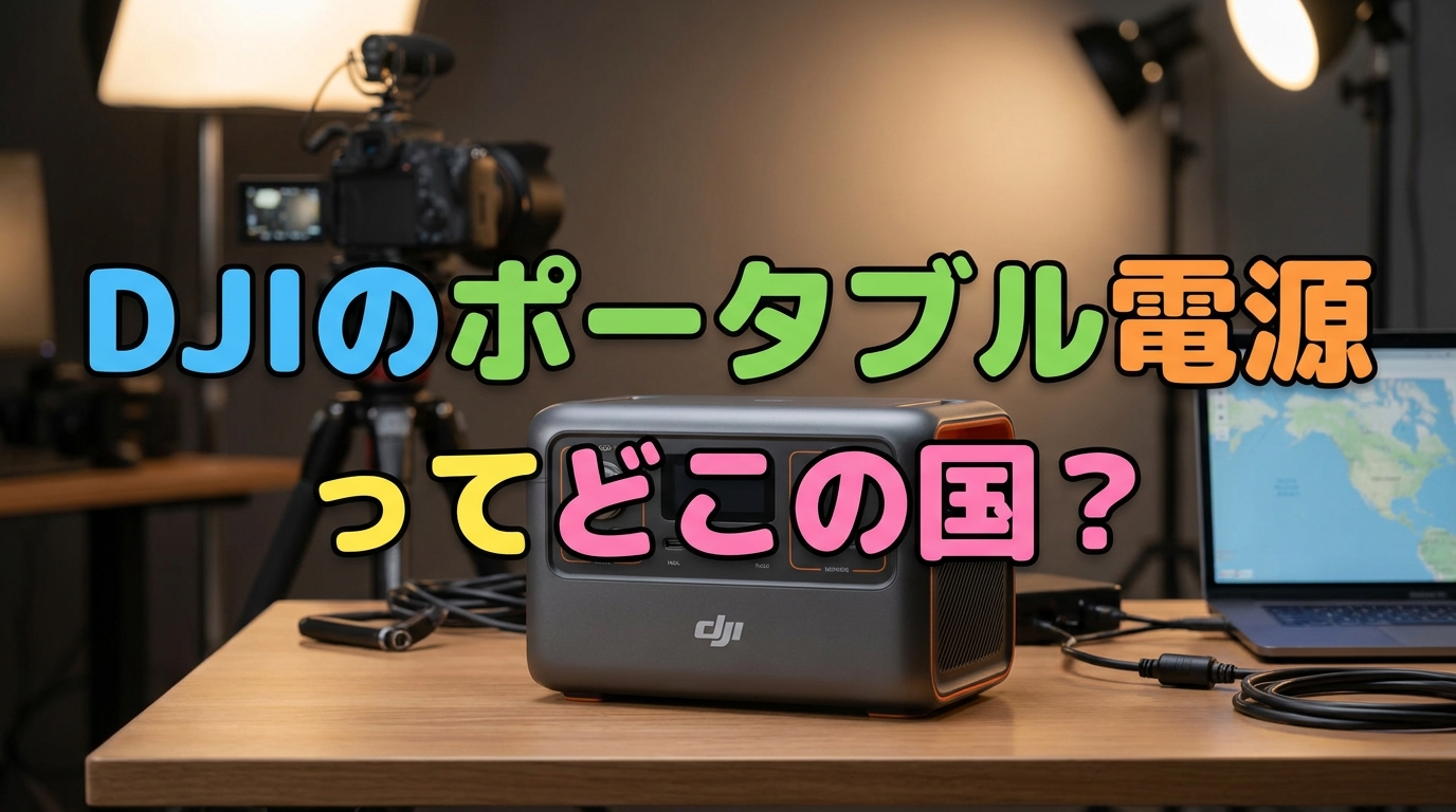 DJIのポータブル電源ってどこの国？