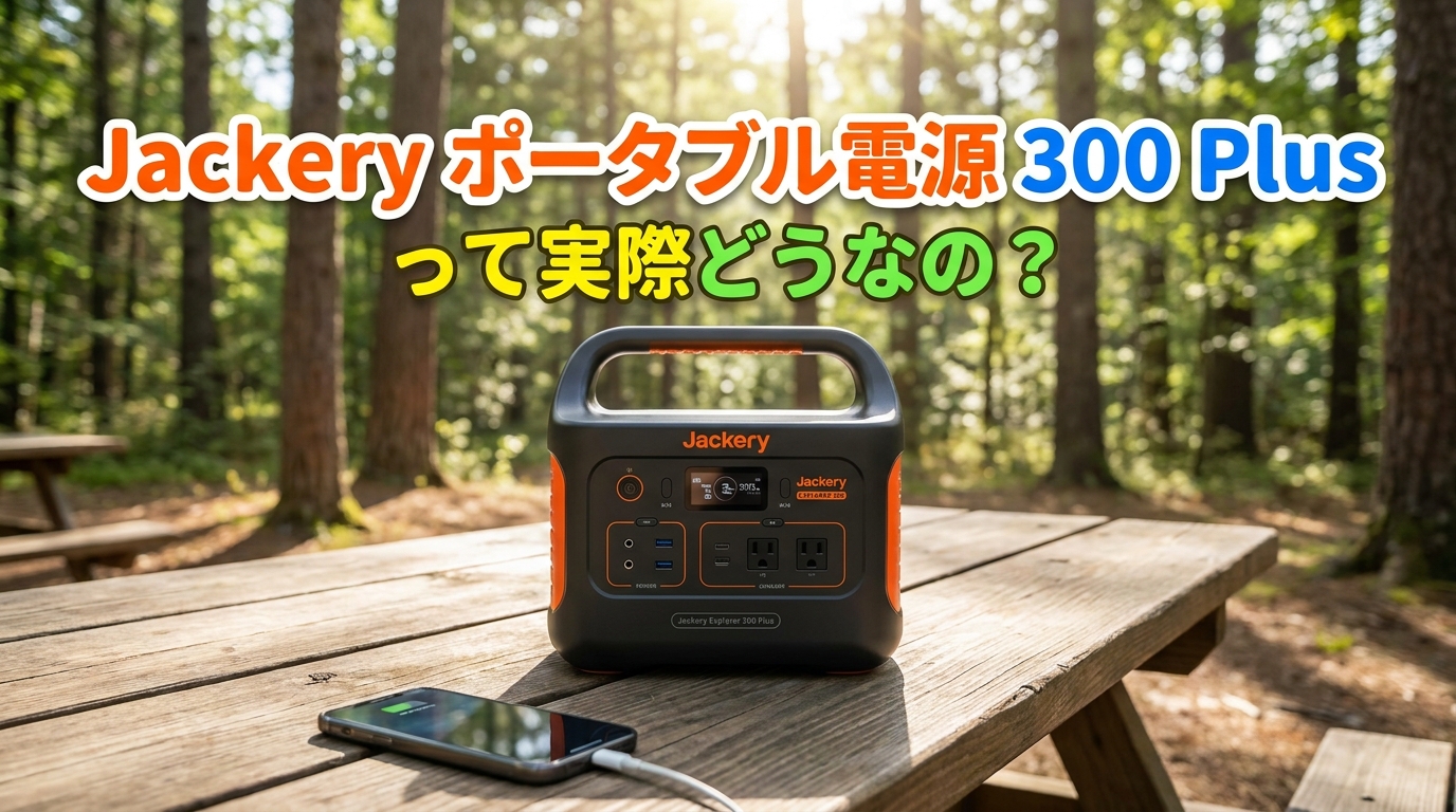 Jackery ポータブル電源 300 Plusって実際どうなの？