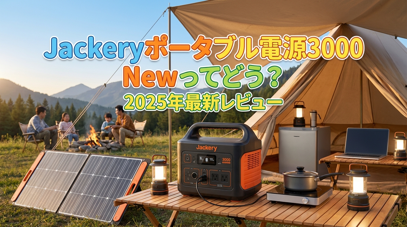Jackeryポータブル電源3000 Newってどう？