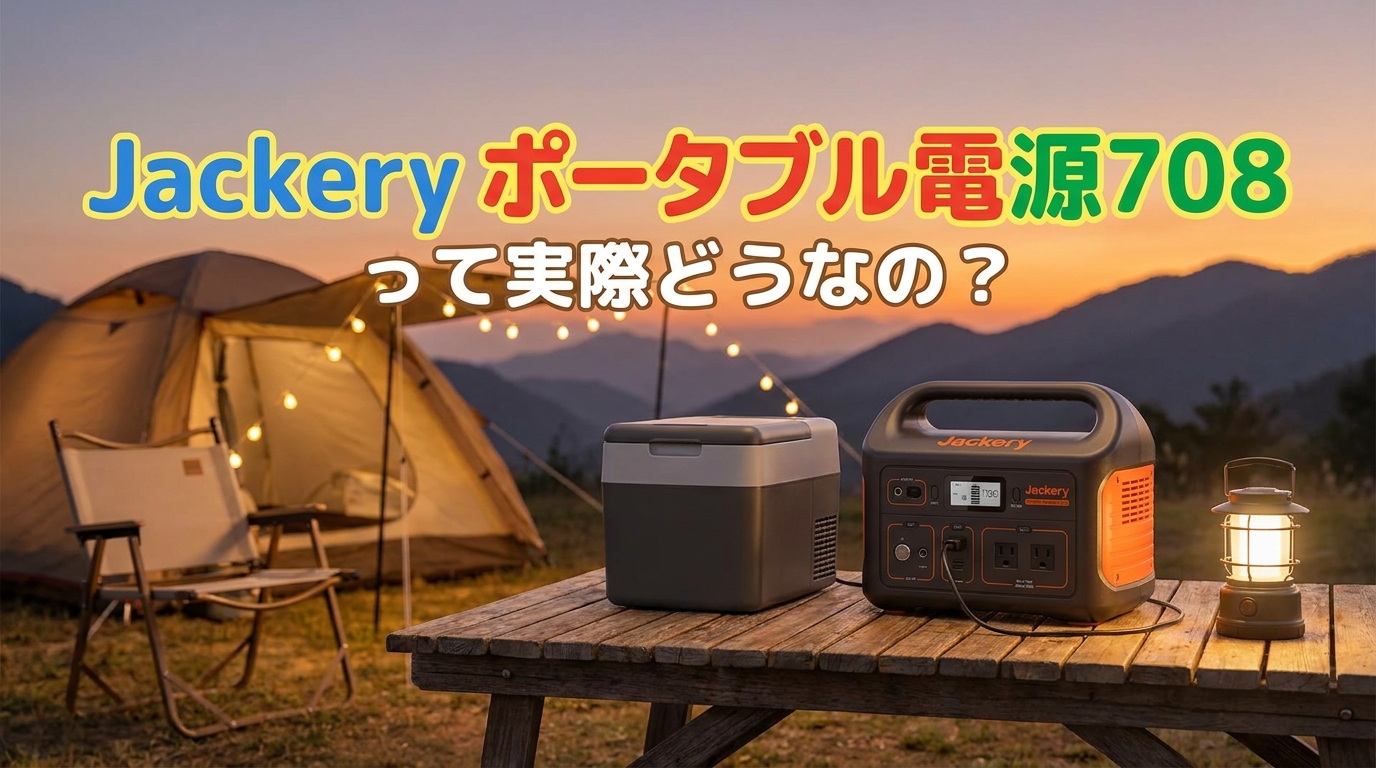Jackery ポータブル電源708って実際どうなの？
