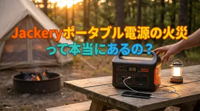 Jackeryポータブル電源の火災って本当にあるの？