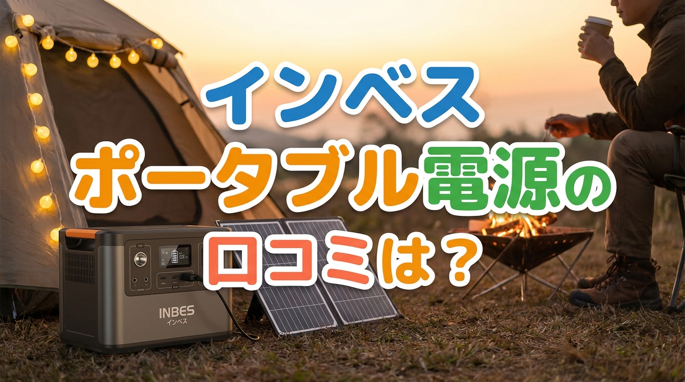 インベス ポータブル電源の口コミは?