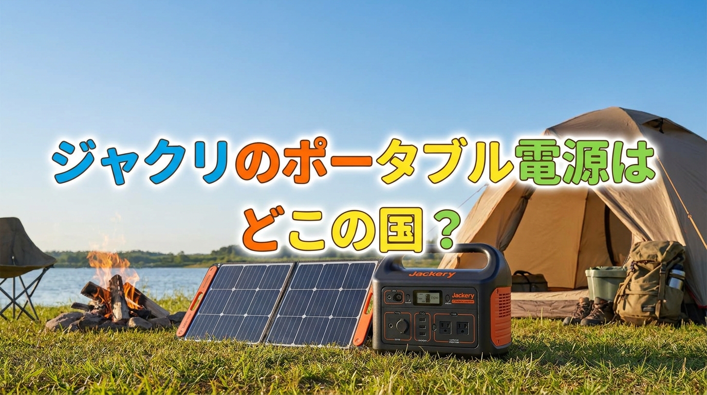 ジャクリのポータブル電源はどこの国？