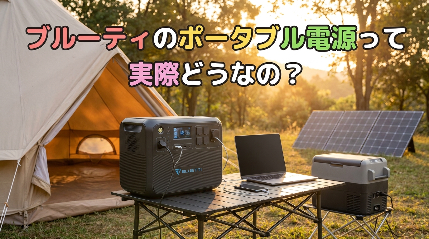 ブルーティのポータブル電源って実際どうなの？