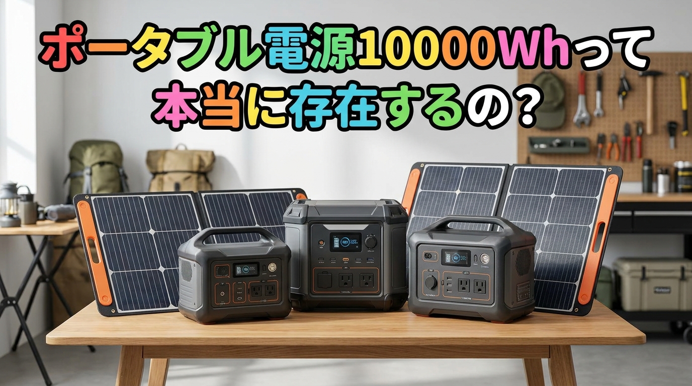 ポータブル電源10000Whって本当に存在するの？