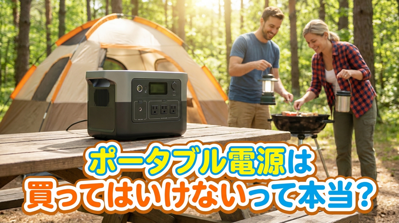 ポータブル電源は買ってはいけないって本当？