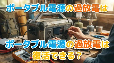 ポータブル電源の過放電は復活できる？