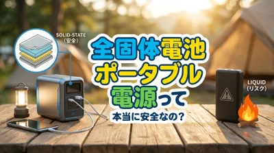 全固体電池ポータブル電源って本当に安全なの？
