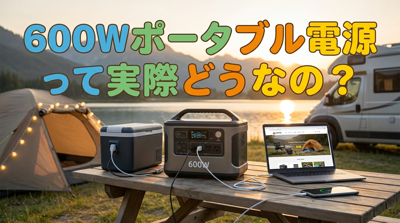 600Wポータブル電源って実際どうなの?