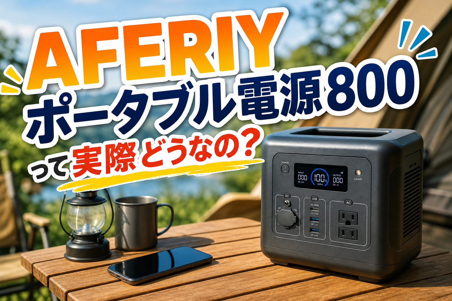 AFERIY ポータブル電源800って実際どうなの?