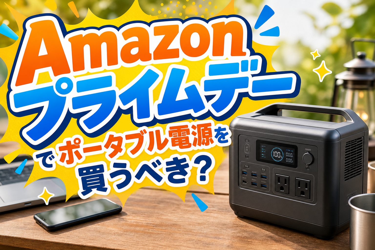 Amazonプライムデーでポータブル電源を買うべき？