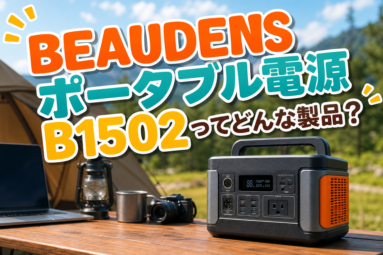 BEAUDENS ポータブル電源 B1502ってどんな製品?