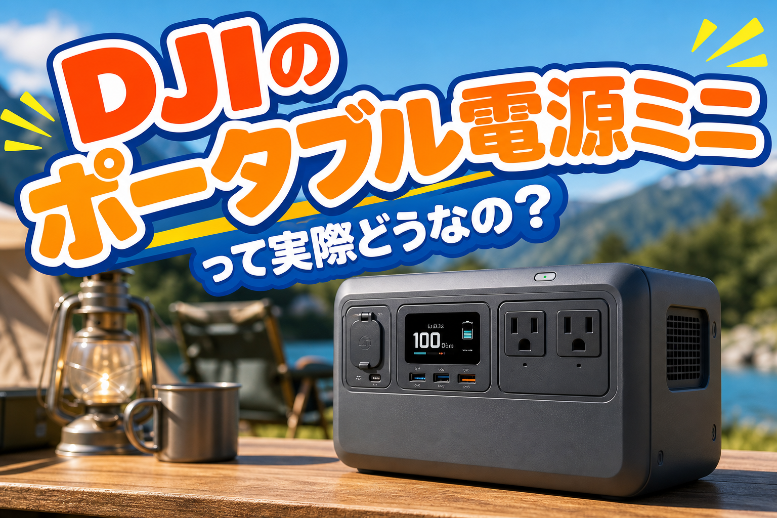 DJIのポータブル電源ミニって実際どうなの?