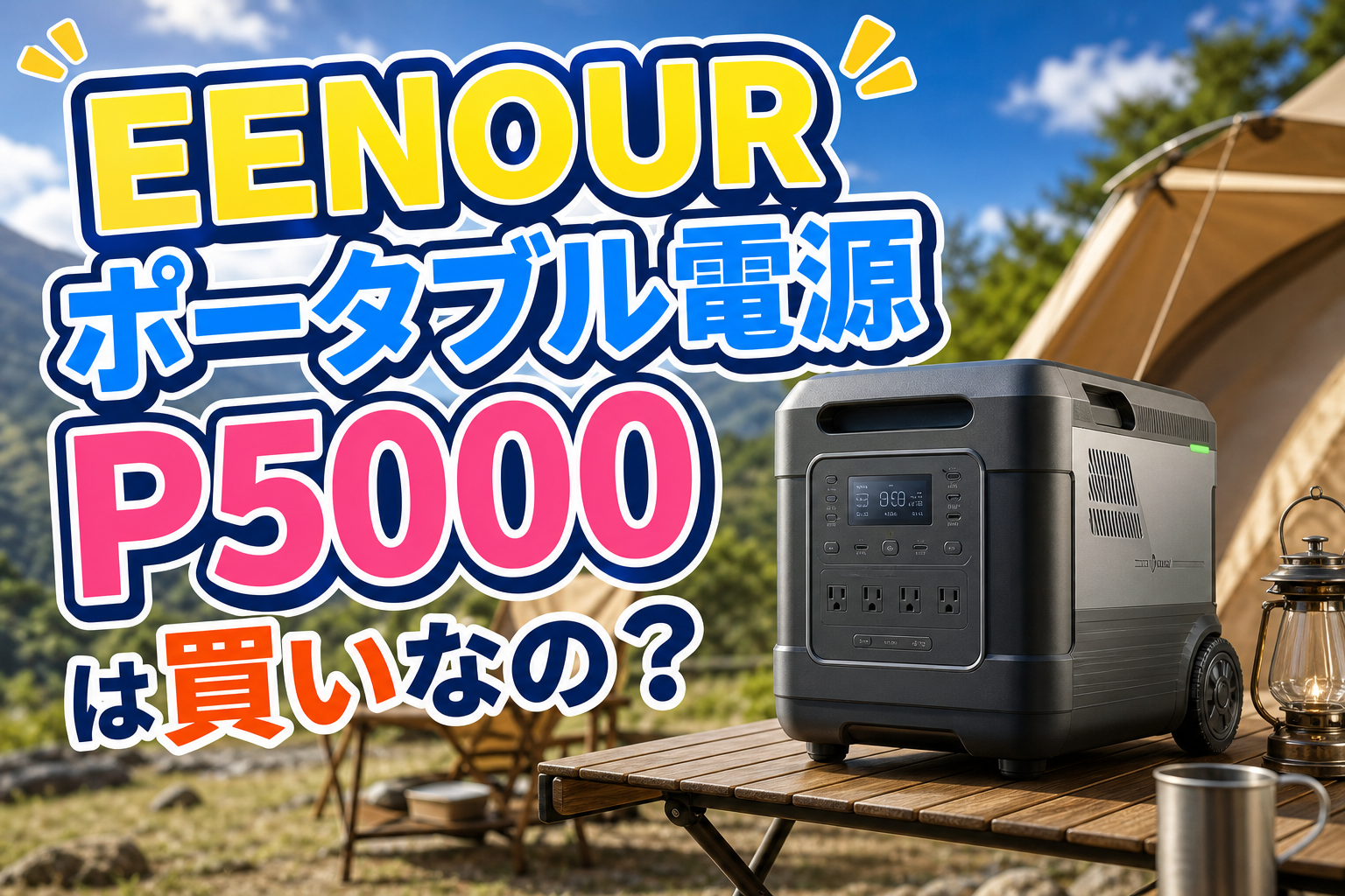 EENOUR ポータブル電源P5000は買いなの？