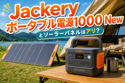 Jackery ポータブル電源1000 Newとソーラーパネルはアリ？