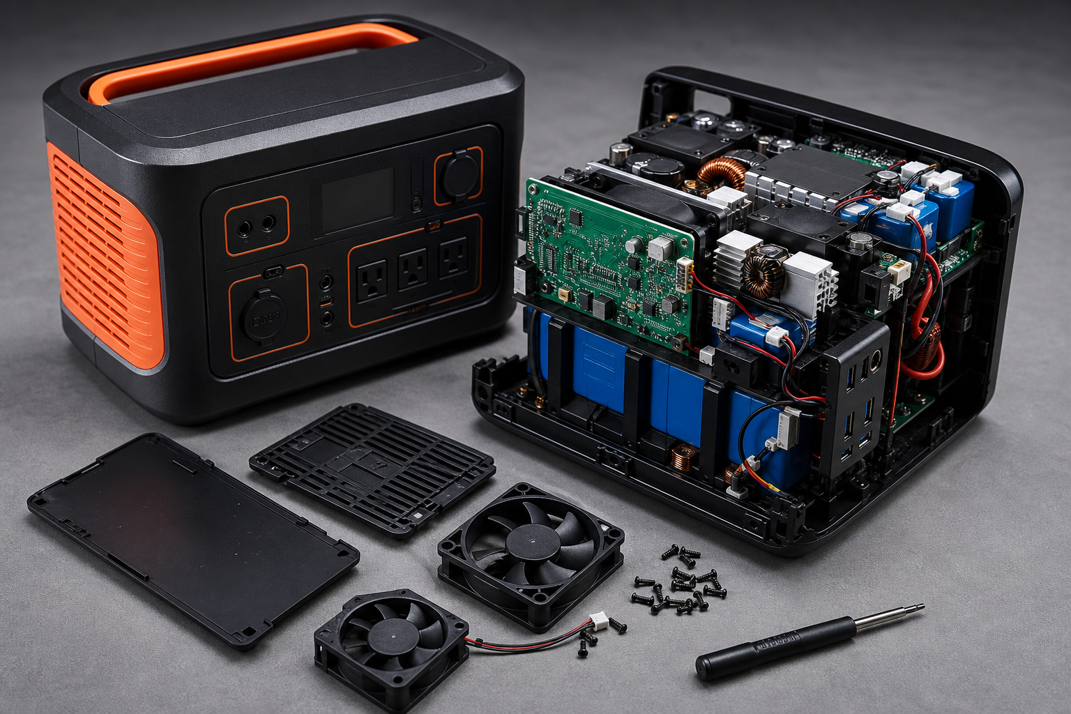 Jackeryポータブル電源を分解してみると中身はどうなってる？