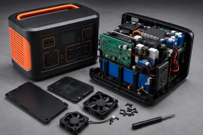 Jackeryポータブル電源を分解してみると中身はどうなってる？
