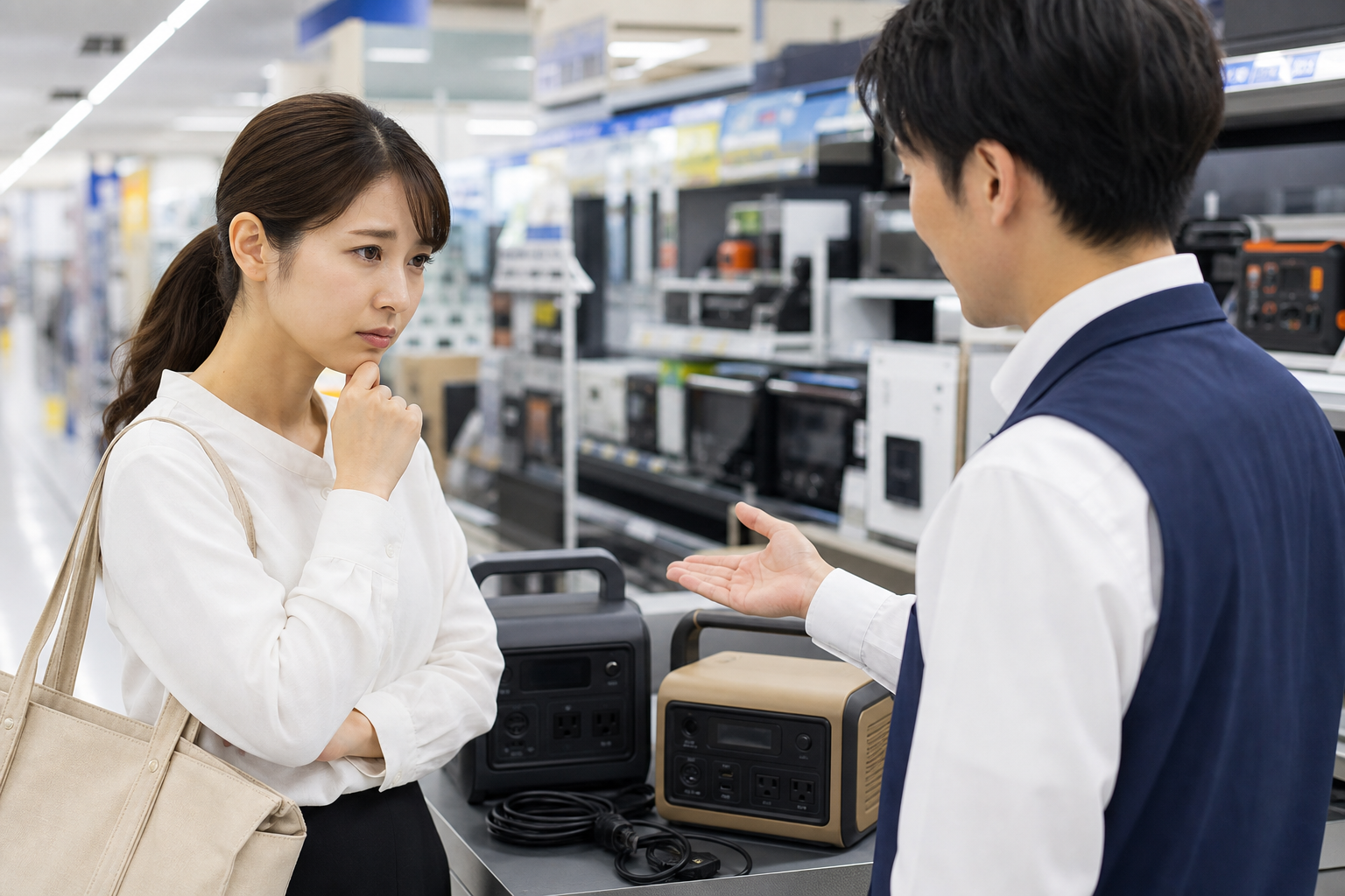 エディオンでポータブル電源は回収できる？