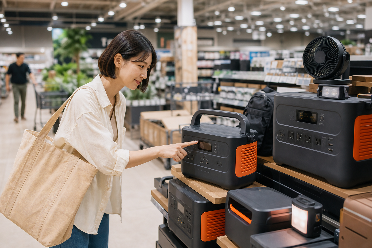 ジャクリのポータブル電源はカインズで買える？