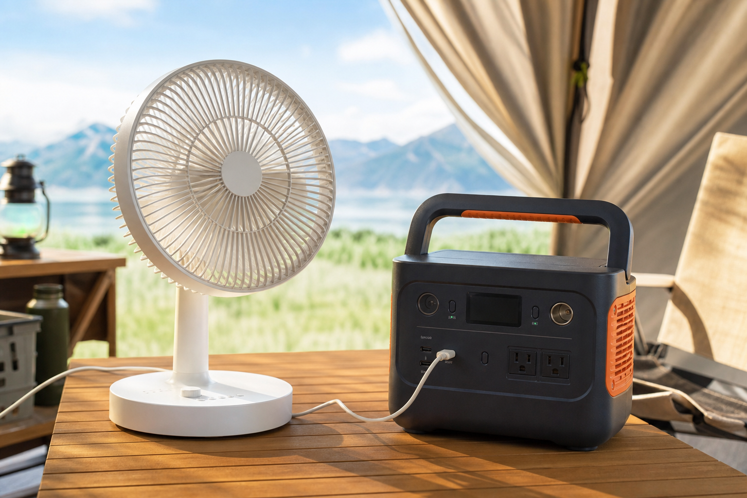 ジャクリのポータブル電源で扇風機は使える？