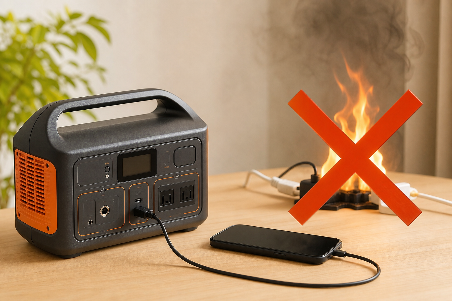 ジャクリのポータブル電源で火災って本当?
