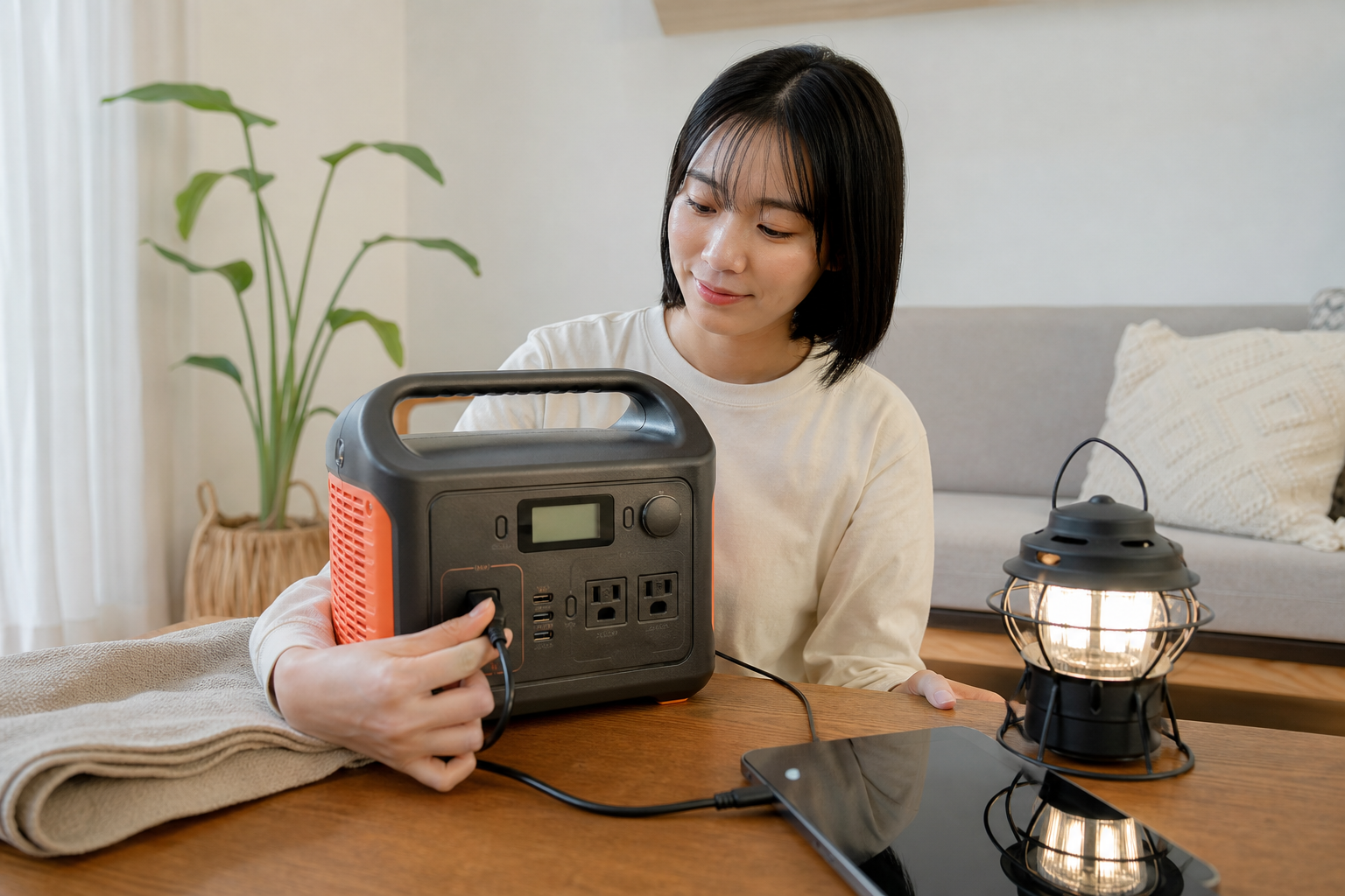 ジャクリポータブル電源の使い方って難しい?