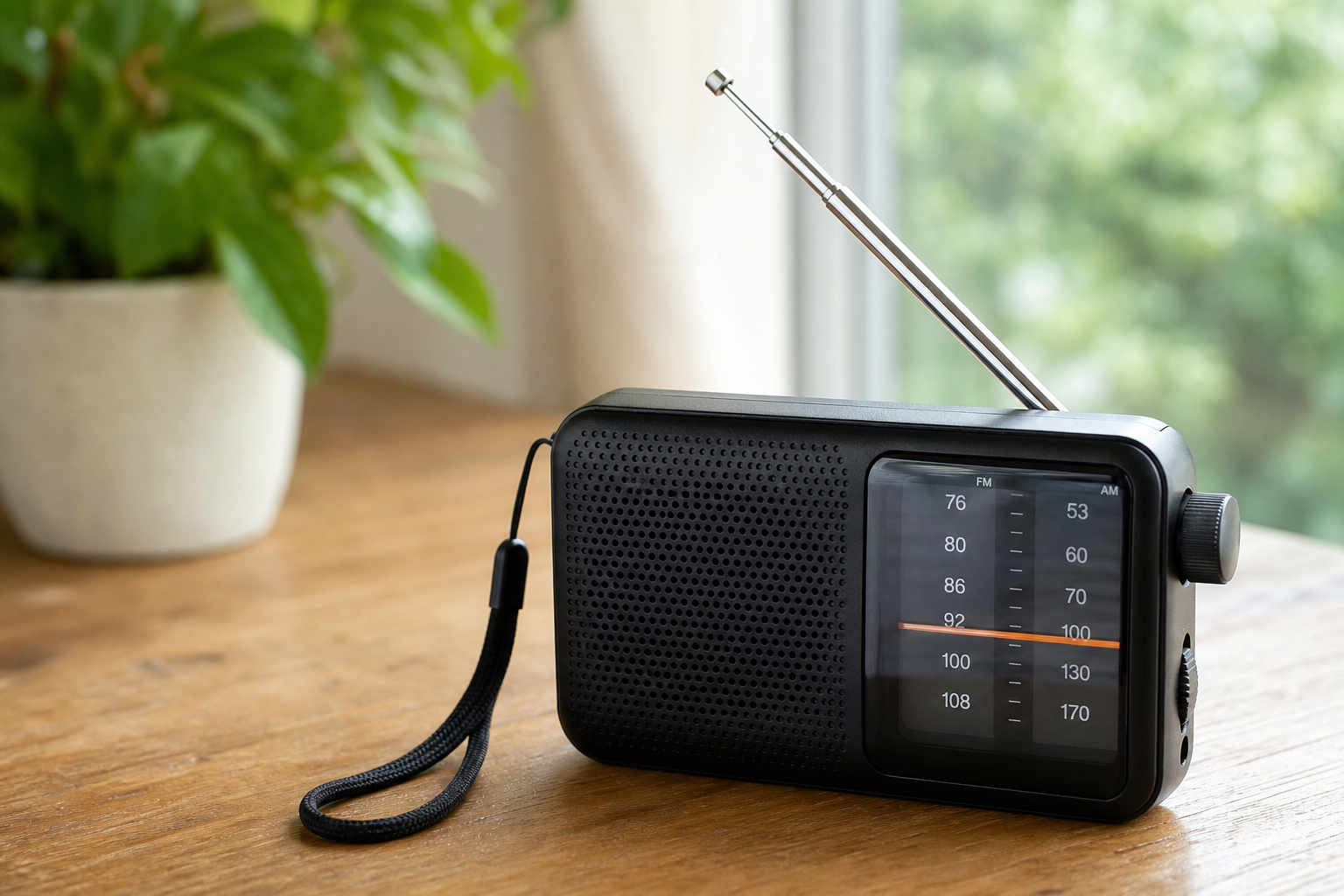 ポータブルラジオでFMの電波を良くする方法って?