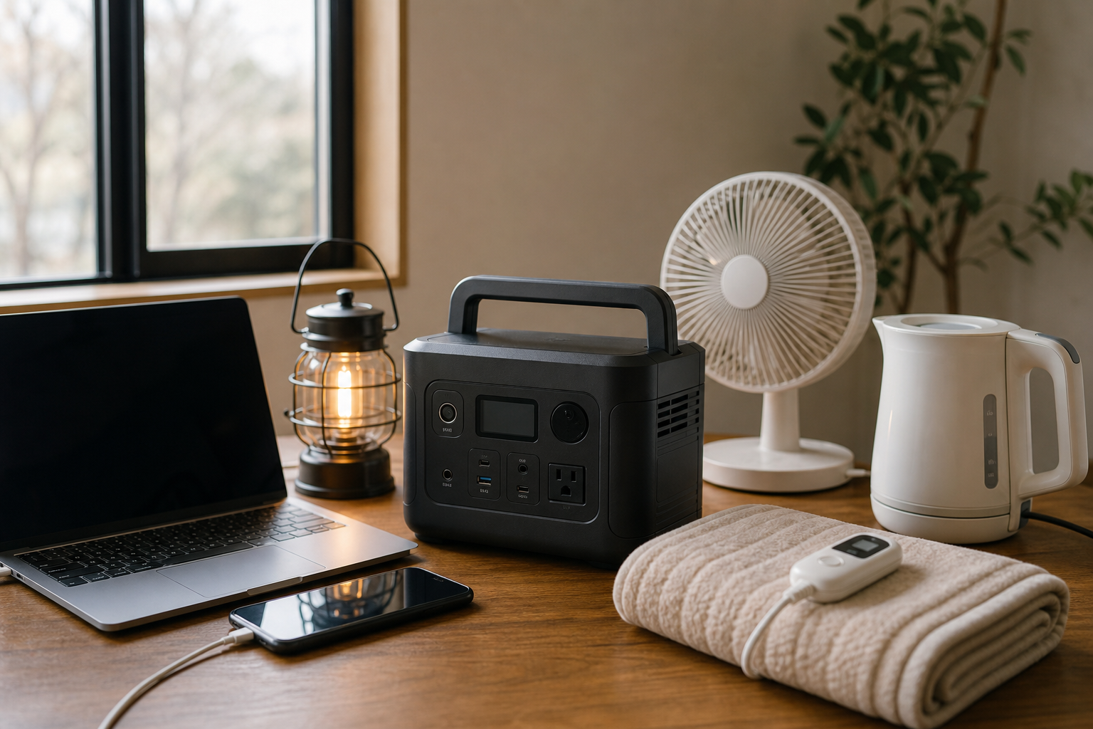 ポータブル電源400Whでどれくらい使えますか？