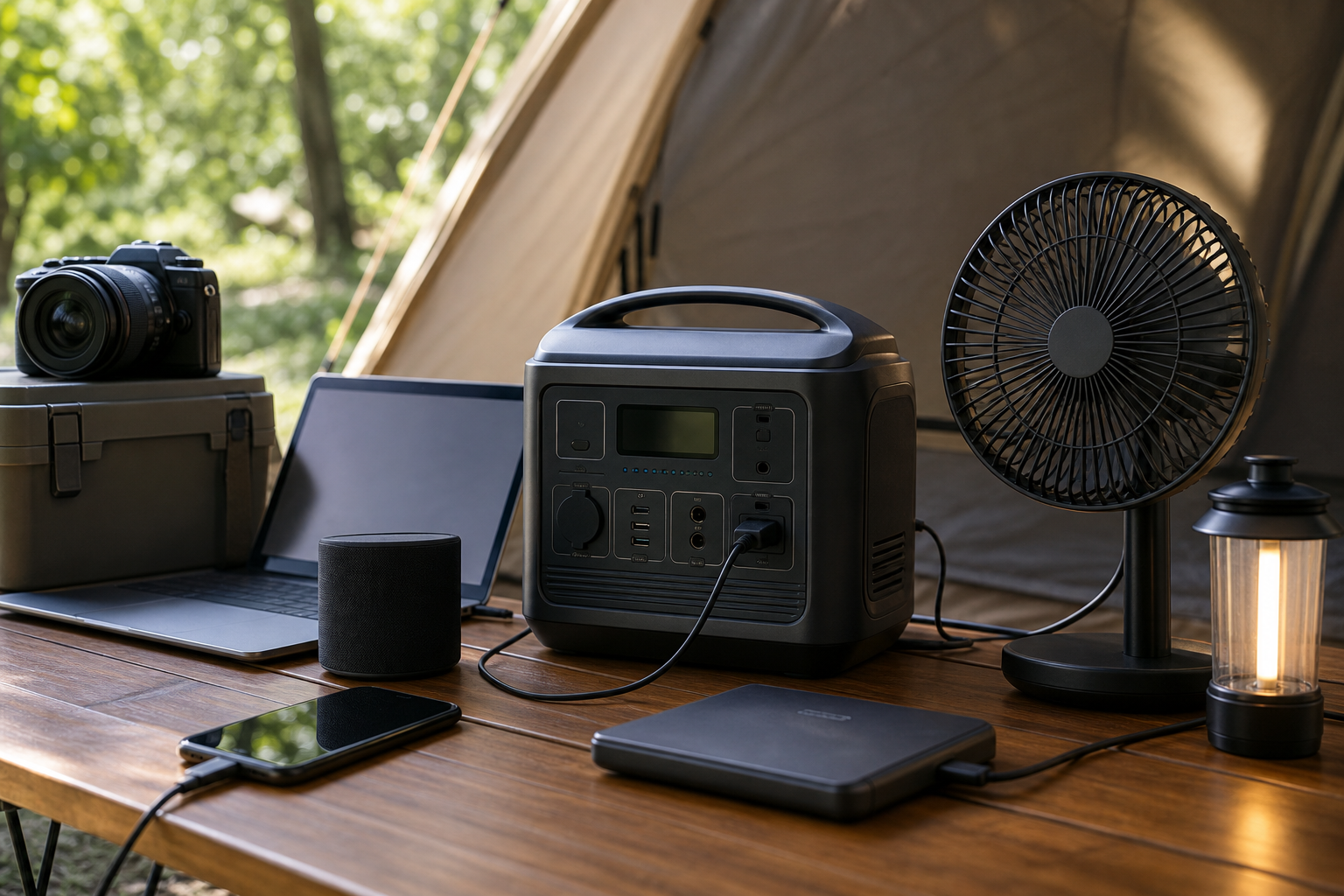 ポータブル電源500Wでどれくらい使えるか？