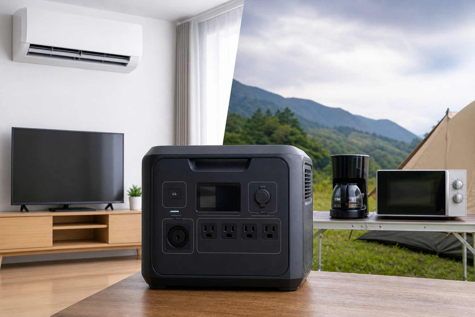ポータブル電源のAC200V出力って実際どうなの？