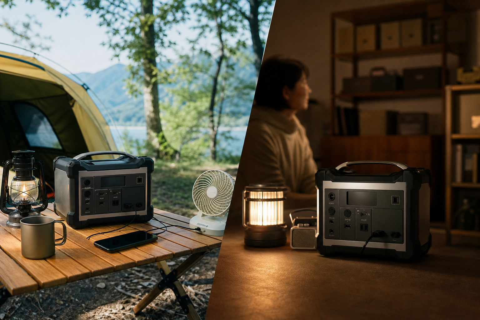 ポータブル電源PDL-300はキャンプや防災に使える？