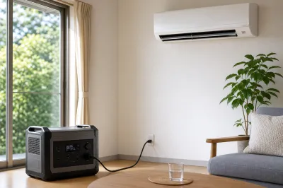 ポータブル電源で家庭用エアコンを動かせる？