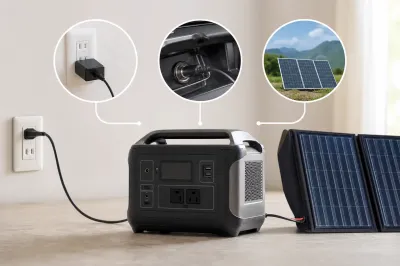 ポータブル電源はどうやって充電するの？
