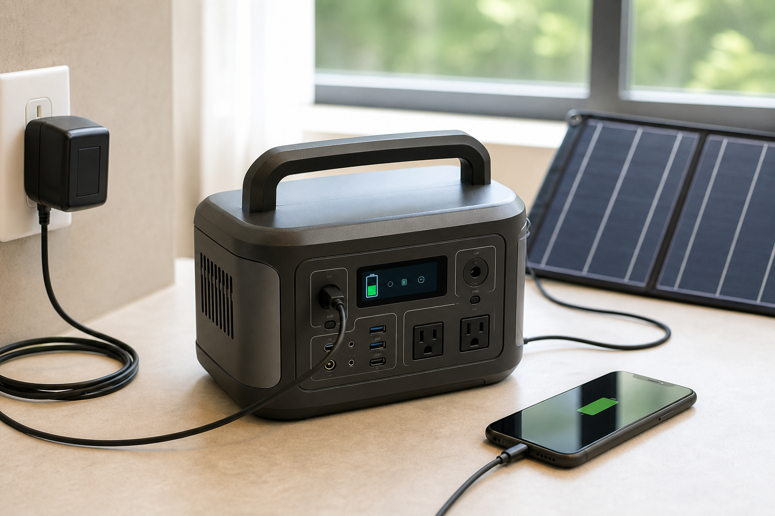 ポータブル電源のバッテリー充電、どうするのが正解？