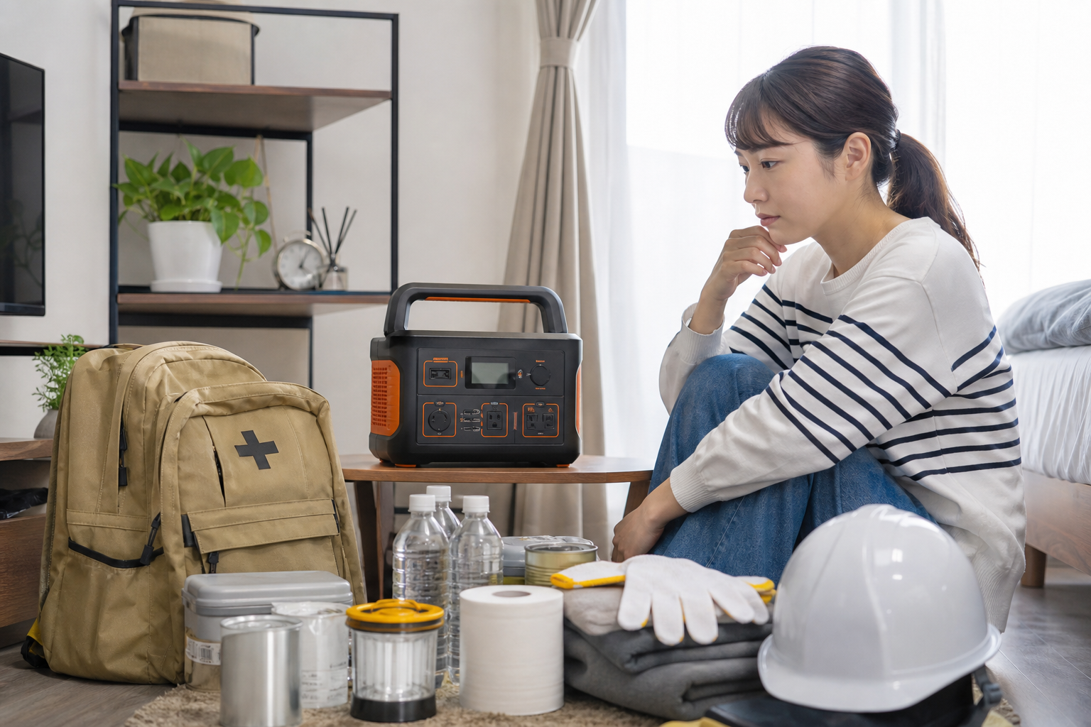 一人暮らしの防災にポータブル電源は必要?