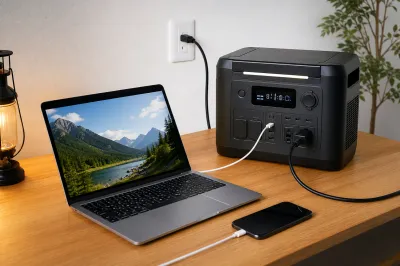 ポータブル電源を使いながら充電できるの？