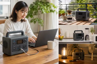 ポータブル電源の使い道って日常でも使える？